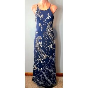 Vintage 90s Dress BOHO All That Jazz Maxi Vacation Hippie Festival Sz Medium Y2K